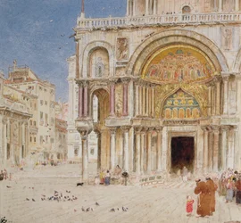 The Northwest Corner of St Marks